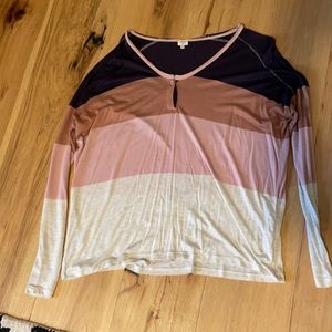 Wilfred striped long sleeve shirt